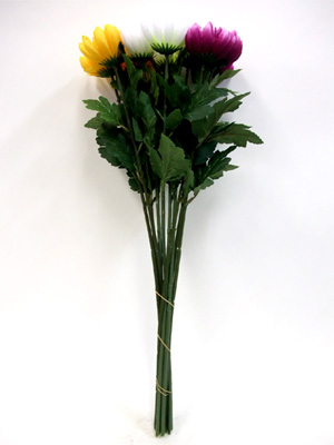 光触媒 造花 菊10本セット